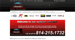 Desktop Screenshot of fortbedfordmetaldetectors.com